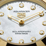 TAG Heuer Aquaracer Solargraph Steel and Yellow Gold Plated