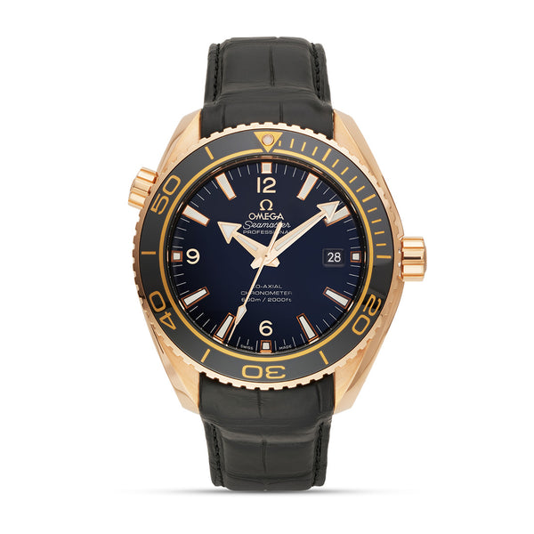 Pre-Owned Omega Seamaster Planet Ocean 600M 18ct Rose Gold