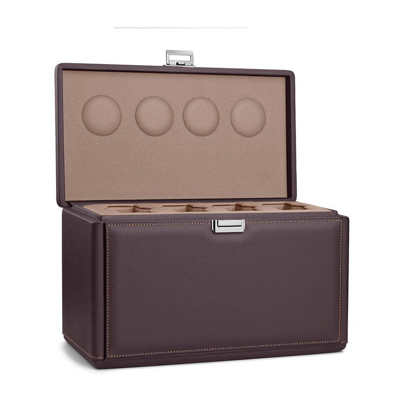 Scatola del Tempo 7RT Bicolor Leather Watch Winder and Storage