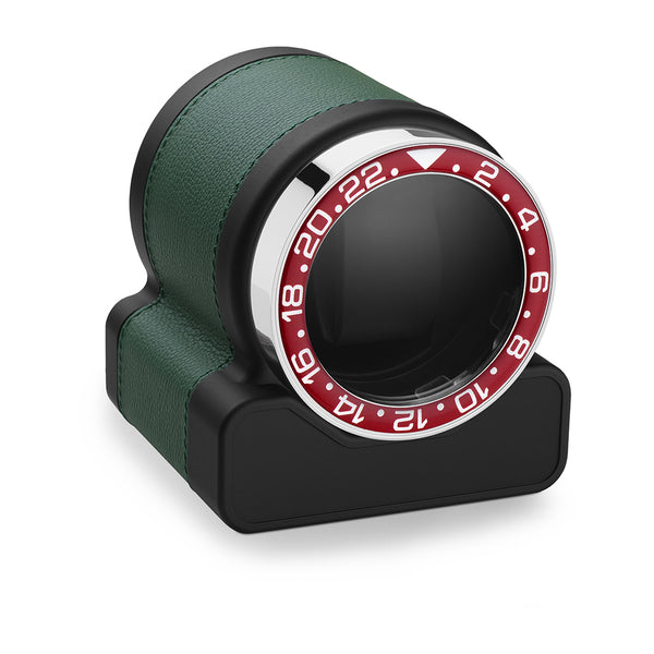Scatola del Tempo Rotor One Sport Green/Red Watch Winder