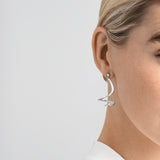 Georg Jensen Mobius Sterling Silver Drop Earrings