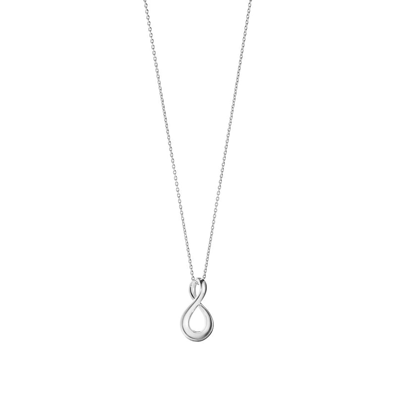 Georg Jensen Infinity Sterling Silver Pendant and Chain