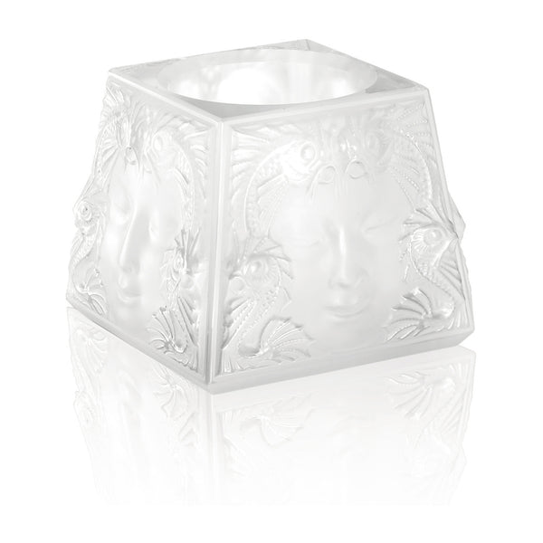 Lalique Masque De Femme Clear Crystal Votive