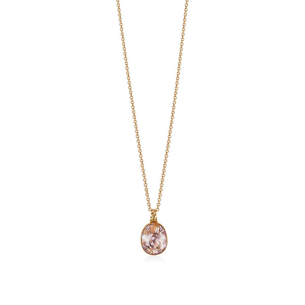 Pomellato Arabesque 18ct Rose Gold Amethyst Pendant and Chain