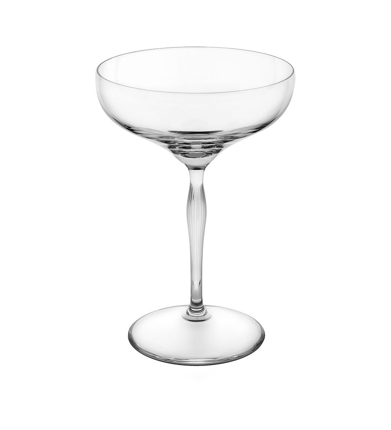 Lalique 100 Points Clear Crystal Champagne Coupe
