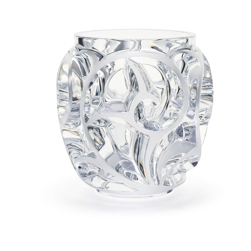 Lalique Tourbillons Clear Crystal Vase (Small)