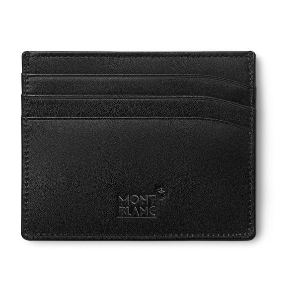Montblanc Meisterstück Black Leather Six Credit Card Pocket Holder