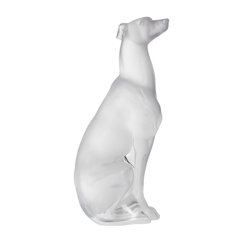 Lalique Greyhound Clear Crystal Sculpture