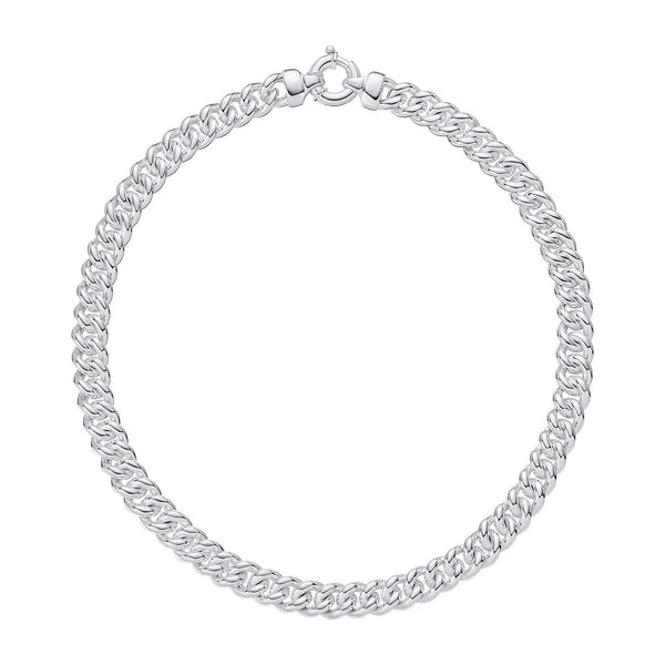 Sterling Silver Curb Link Necklace