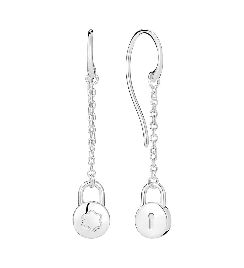 Montblanc Always Together Sterling Silver Drop Earrings