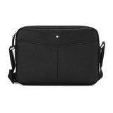 Montblanc Sartorial Black Leather Zip Messenger Bag