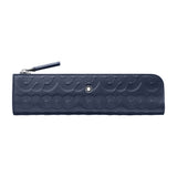 Montblanc Meisterstück Selection Around the World in 80 Days Navy Blue Leather Pen Pouch