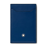 Montblanc Meisterstück Blue Leather Three Credit Card Pocket Holder