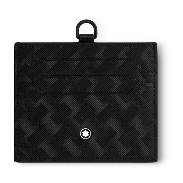 Montblanc Extreme 3.0 Black Leather Six Credit Card Wallet
