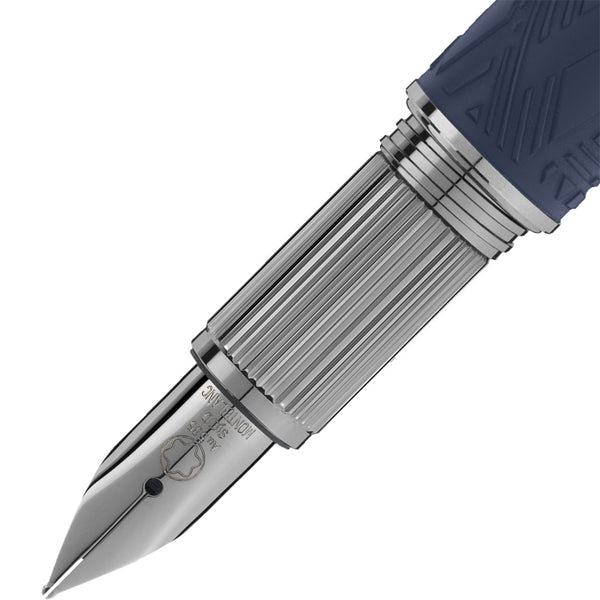 Montblanc Starwalker SpaceBlue Precious Resin Fountain Pen (Medium Nib)