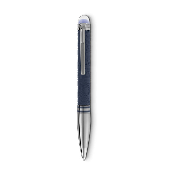 Montblanc Starwalker Doue SpaceBlue Blue Precious Resin Ballpoint Pen