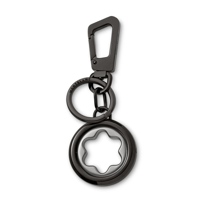 Montblanc Meisterstück Grey and Black Metal Key Ring