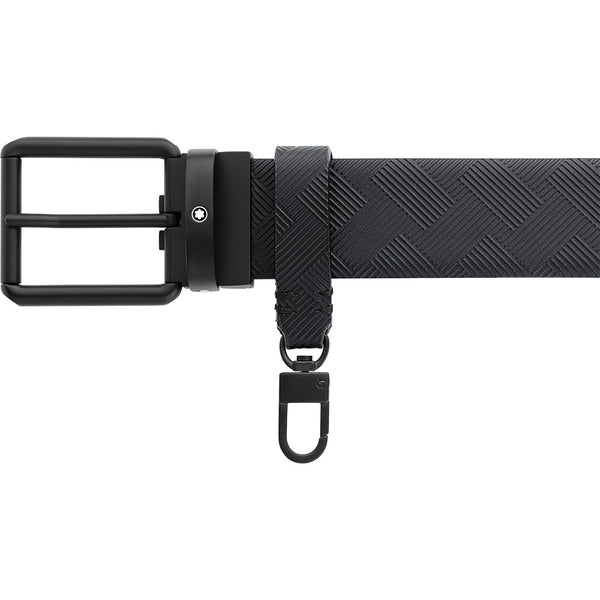 Montblanc Extreme 3.0 Black Leather Reversible Belt