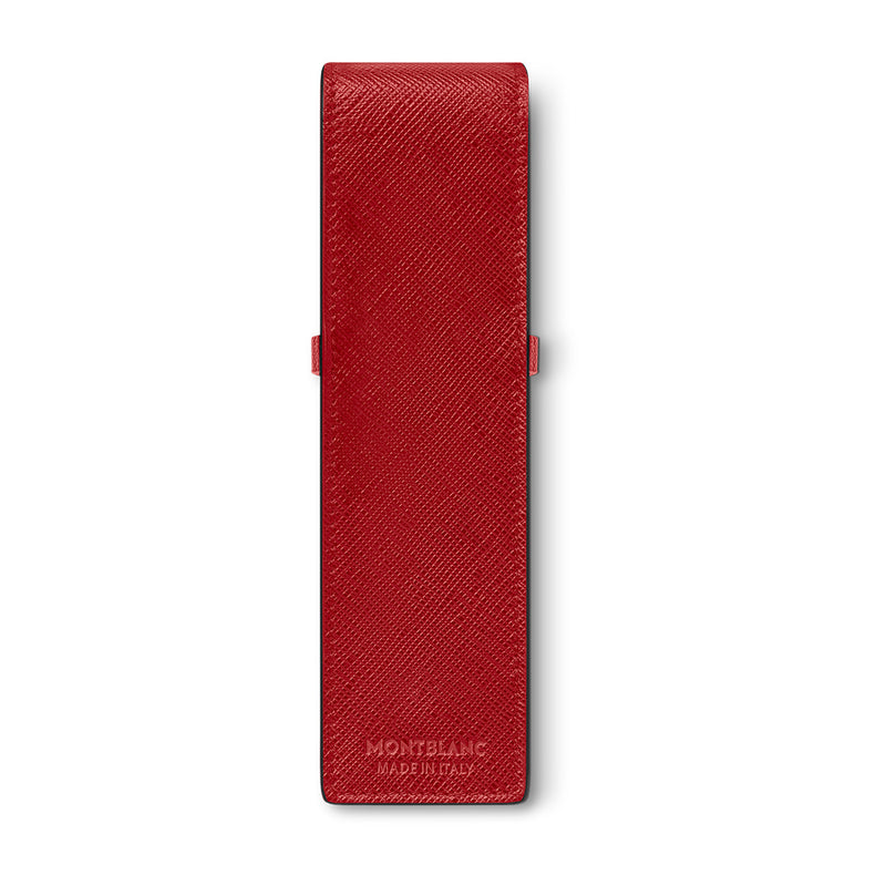 Montblanc Sartorial Red Leather Two Pen Pouch
