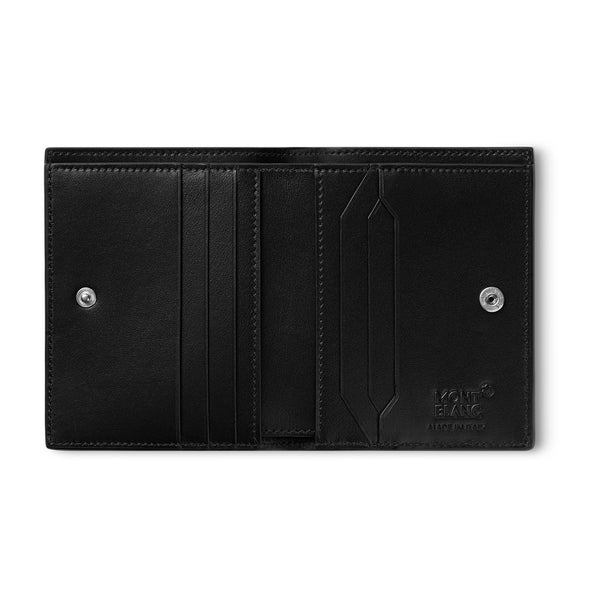 Montblanc Meisterstück Ink Blue Leather Six Credit Card Wallet