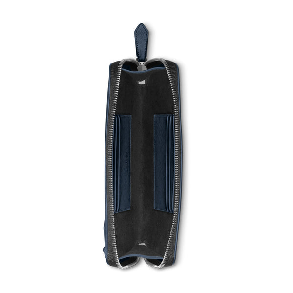Montblanc Sartorial Ink Blue Leather Phone Case