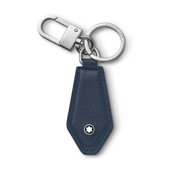 Montblanc Sartorial Ink Blue Leather Key Fob