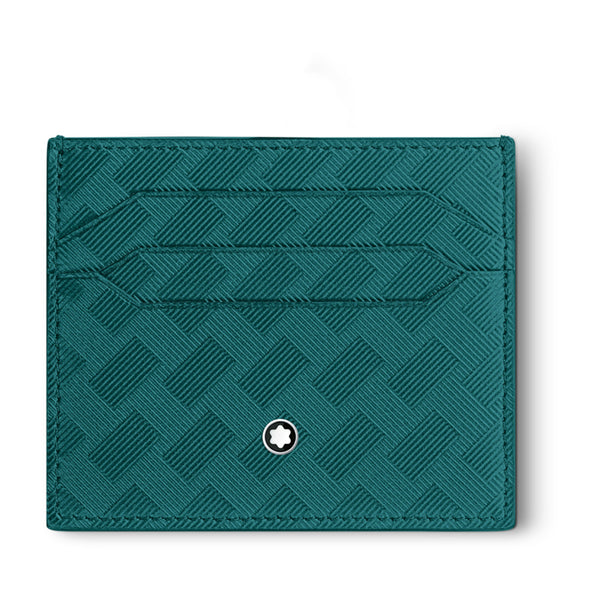 Montblanc Extreme 3.0 Fern Blue Leather Six Credit Card Wallet