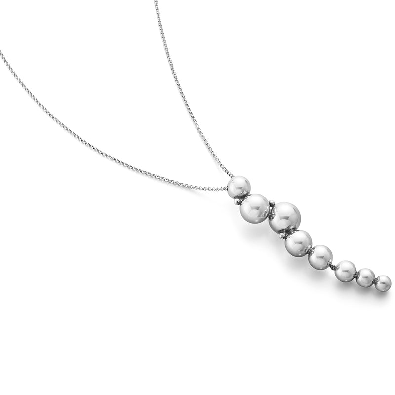Georg Jensen Moonlight Grapes Sterling Silver Pendant and Chain