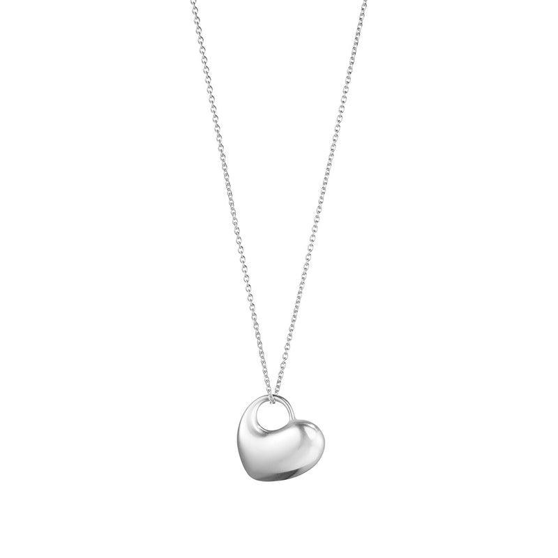 Georg Jensen Hearts Sterling Silver Pendant and Chain