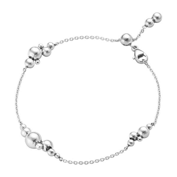 Georg Jensen Moonlight Grapes Sterling Silver Chain Link Bracelet