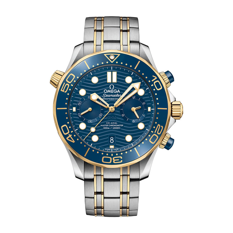 Omega Seamaster Diver 300M 18ct Yellow Gold and Steel