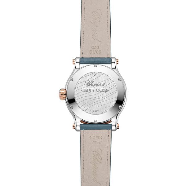 Chopard Happy Sport Happy Ocean 18ct Rose Gold and Steel