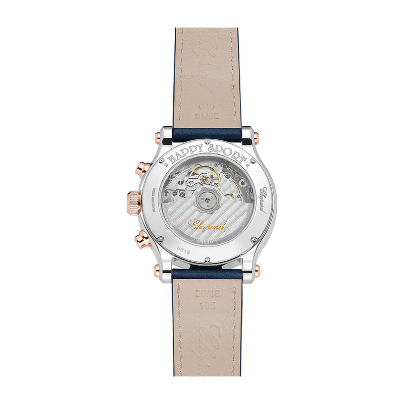 Chopard Happy Sport Chrono 18ct Rose Gold and Steel