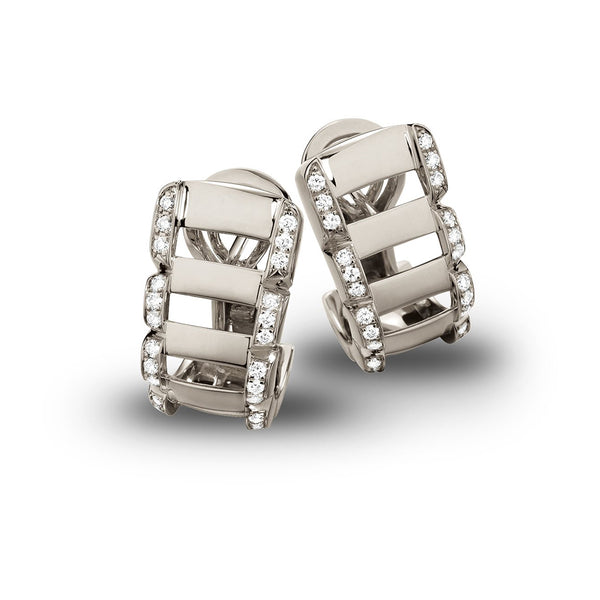 Patek Philippe Twenty-4 18ct White Gold Diamond Earrings