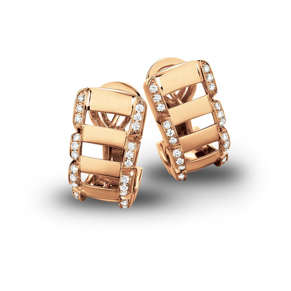 Patek Philippe Twenty-4 18ct Rose Gold Diamond Earrings