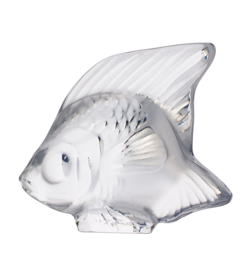 Lalique Fish Clear Crystal Sculpture
