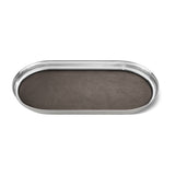 Georg Jensen Manhattan Stainless Steel and Leather Tray