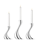 Georg Jensen Cobra Stainless Steel Candleholders (Set of Three)