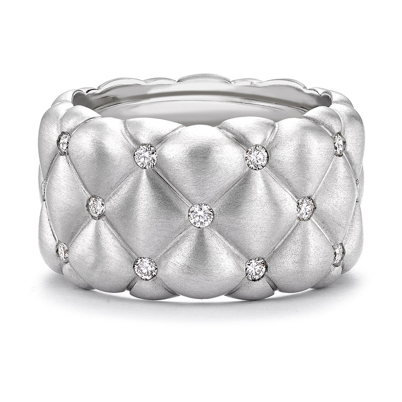Fabergé Treillage 18ct White Gold Diamond Ring