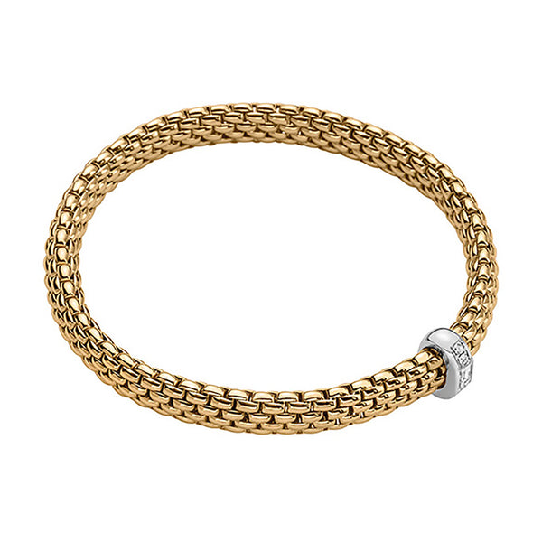 Fope Vendôme 18ct Yellow Gold Diamond Bracelet