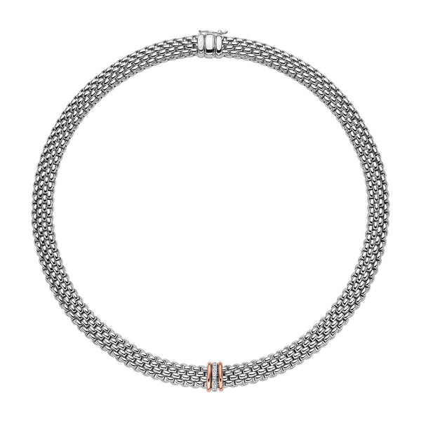 Fope Panorama 18ct White Gold Necklace