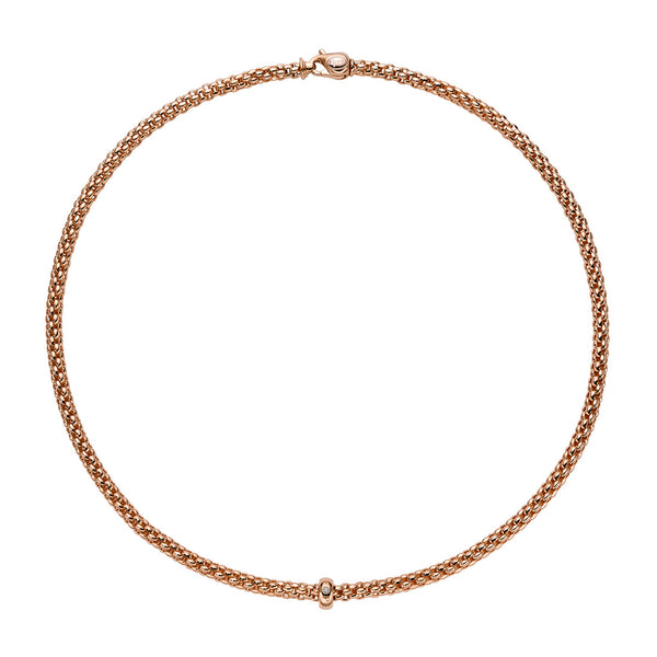 Fope Solo 18ct Rose Gold Necklace