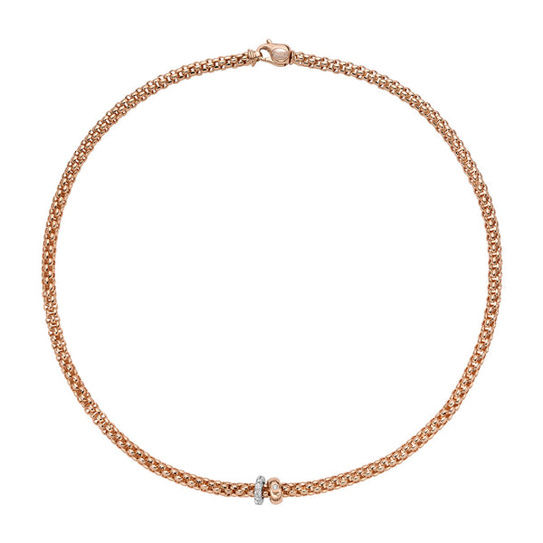 Fope Solo 18ct Rose Gold Necklace