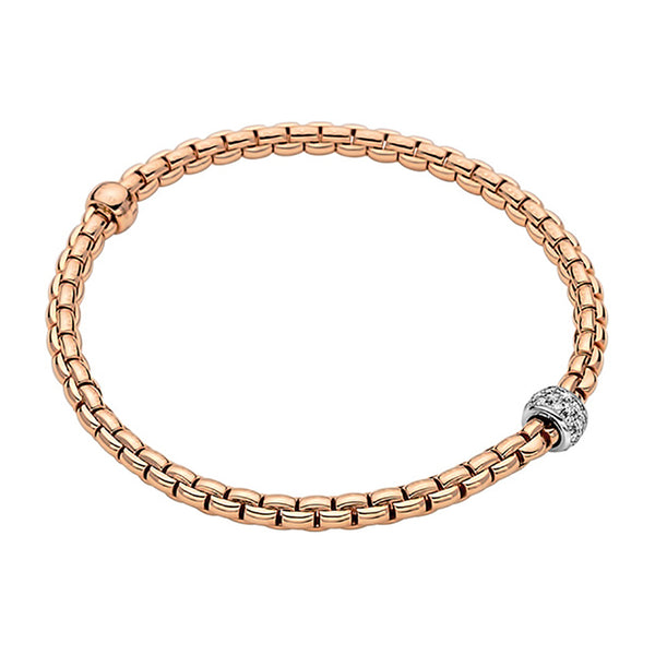 Fope Eka Flex'It 18ct Rose Gold Bracelet