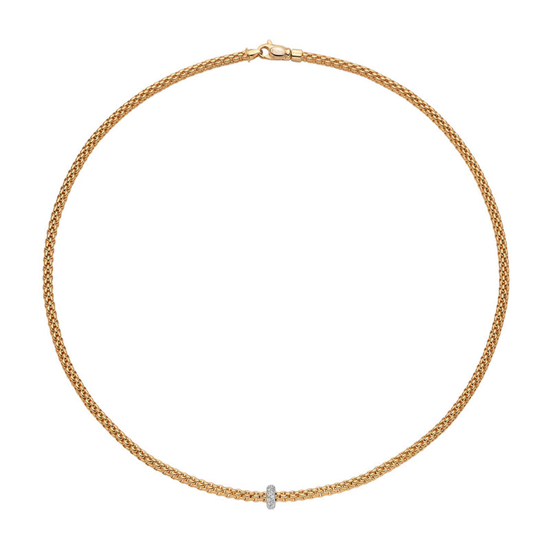 Fope Prima Flex'It 18ct Yellow Gold Necklace