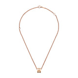Chopard Ice Cube 18ct Rose Gold Pendant and Chain