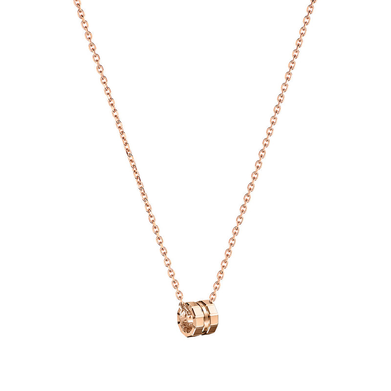 Chopard Ice Cube 18ct Rose Gold Pendant and Chain