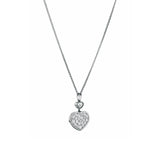 Chopard Happy Hearts 18ct White Gold Diamond Pendant and Chain