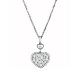Chopard Happy Hearts 18ct White Gold Diamond Pendant and Chain