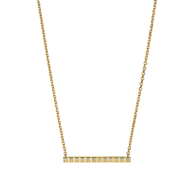 Chopard Ice Cube 18ct Yellow Gold Diamond Necklace